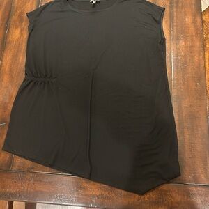 Eileen Fisher Black Short Sleeve Top